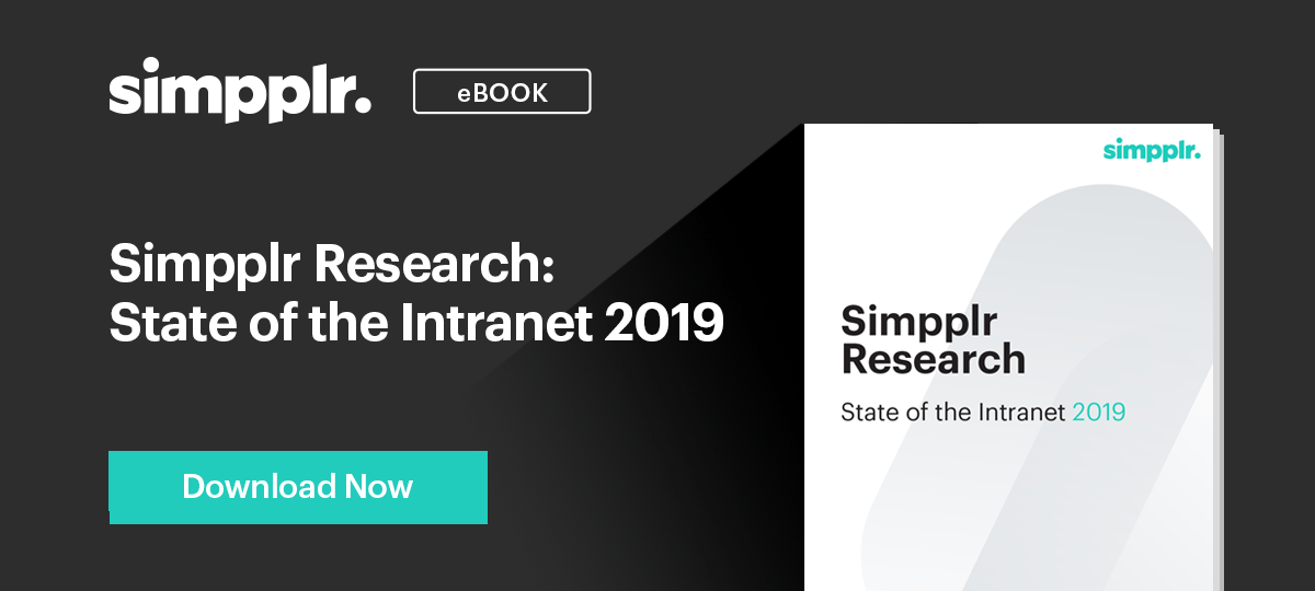 Simpplr state of intranet report 2019