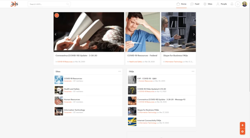 Simpplr case study - intranet example of RETTEW