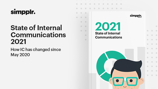 Simpplr E-Book: "State of Internal Communications 2021"