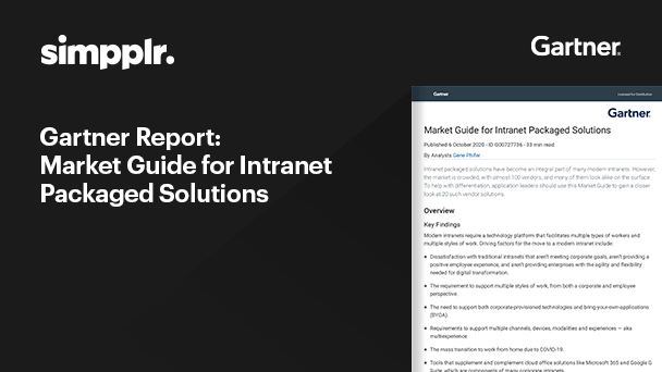 market guide for intranet packaged solutions