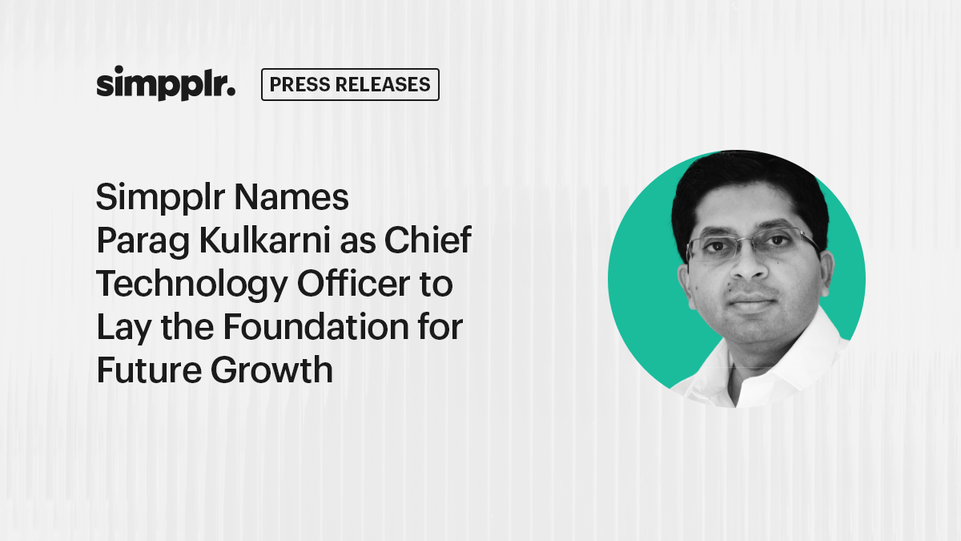 Simpplr Names Parag Kulkarni as Chief Technology Officer to Lay the Foundation for Future Growth