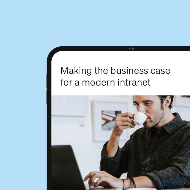 Modern intranet business case