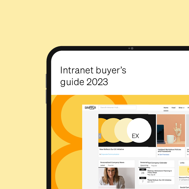 Intranet buyer guide 2023