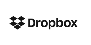 Dropbox logo black