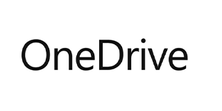 OneDrive logo black