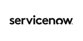 Servicenow logo black