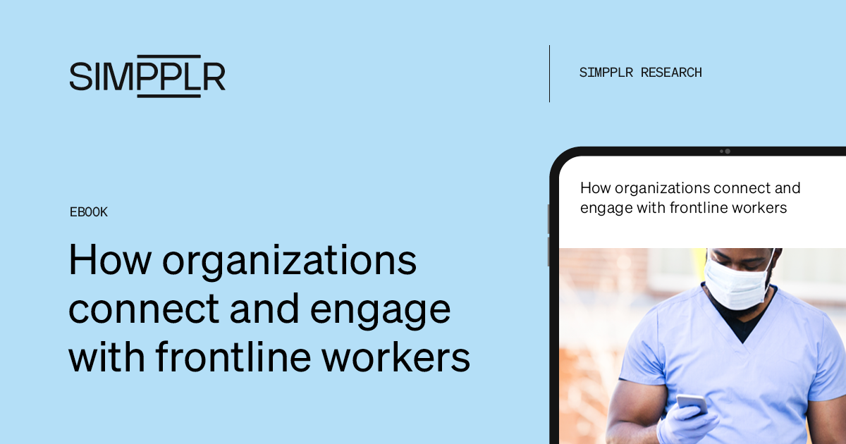 How organizations connect and engage with frontline workers ebook