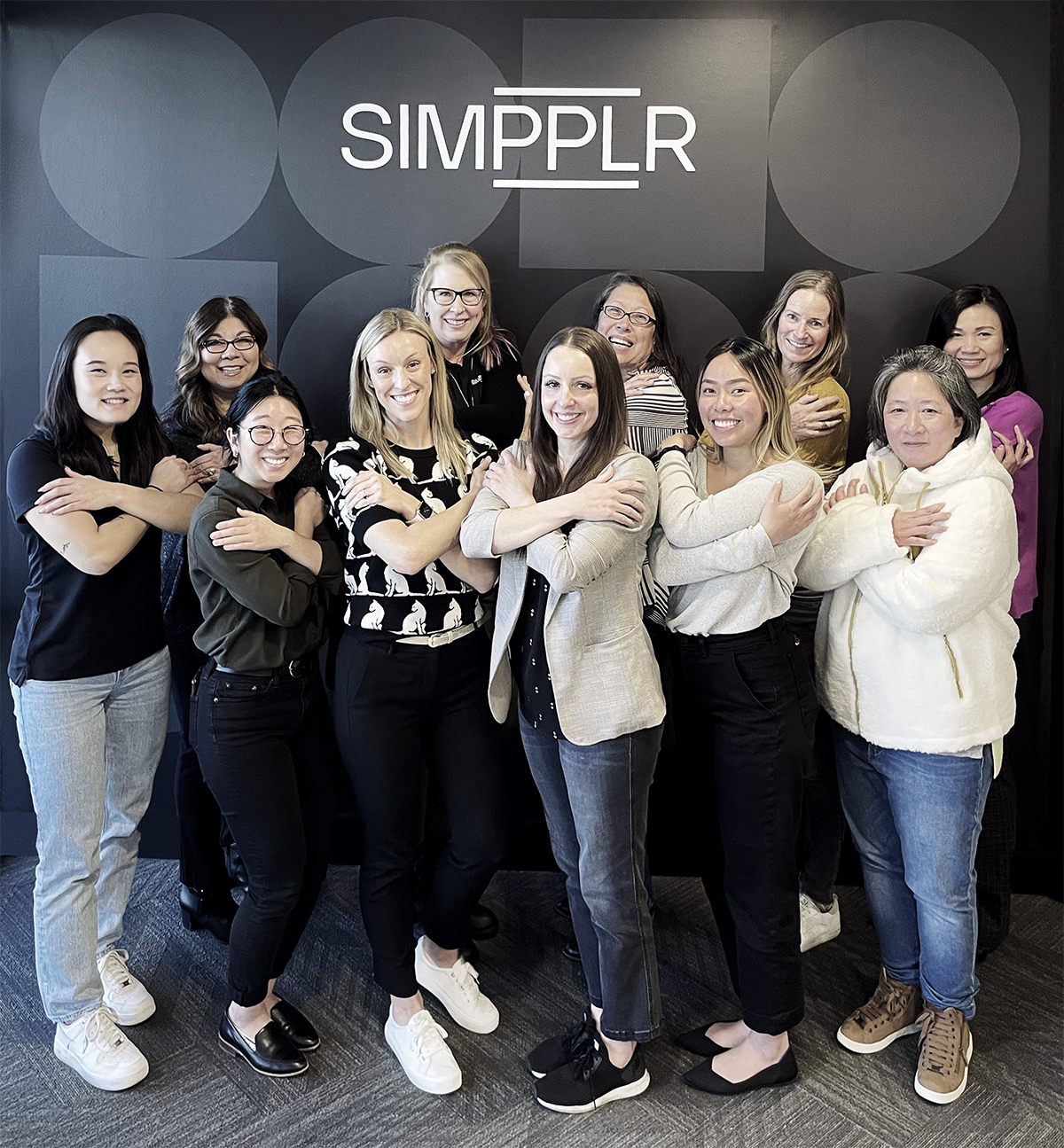 International women's day showing Simpplr workers