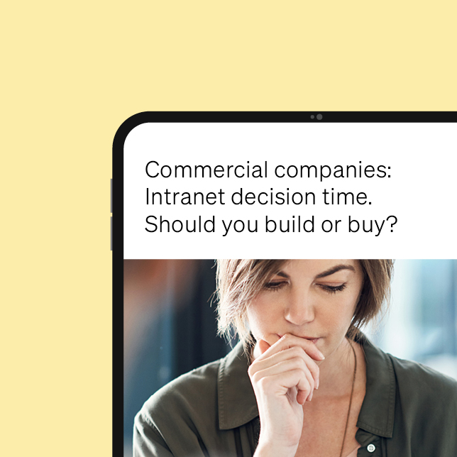 Build or Buy an Intranet? | Simpplr eBook