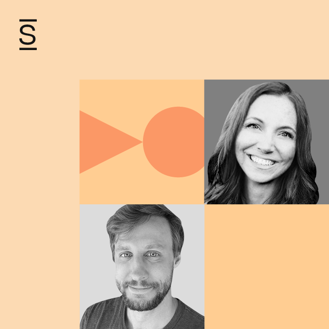 Simpplr podcast Ep 36 Inclusive workplace - headshots of Layla Kajer and Will Leahy