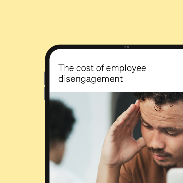 The cost of employee disengagement eBook