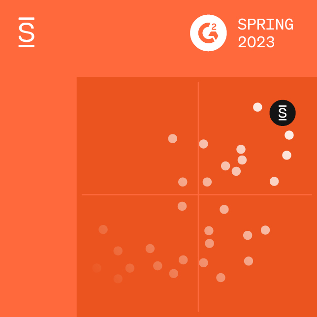 Best intranet solution - G2 2023 Spring chart shows Simpplr's intranet compared to other intranet platforms