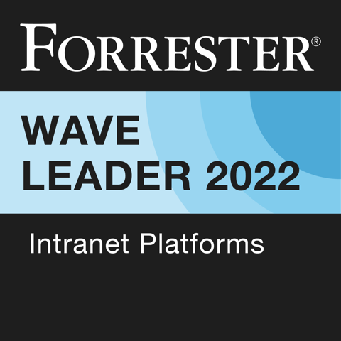 2022-forrester-wave-intranet-platforms-leader-badge