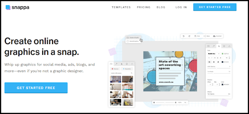 Snappa Homepage: Free Online Design Tool