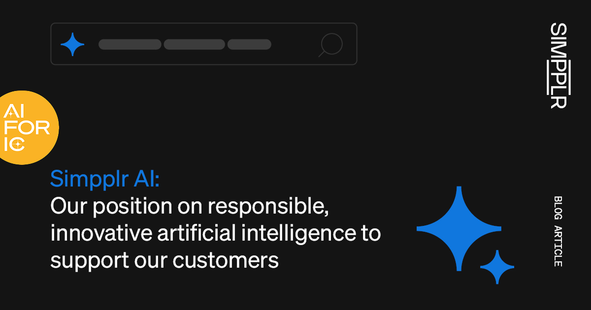 Simpplr AI: Our position on responsible, innovative artificial intelligence to support our customers