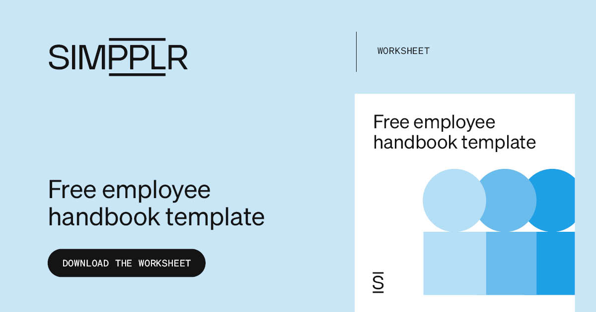 Employee handbook guide - link for free employee handbook template