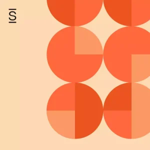 Intranet - light orange background with dark orange circles