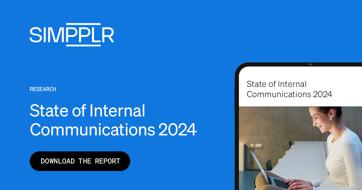 State of internal communications 2024 report.