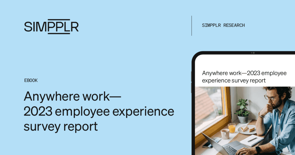 2023 employee experience survey report | Simpplr