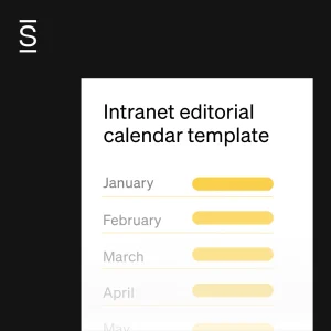 Intranet editorial calendar template - sample calendar template