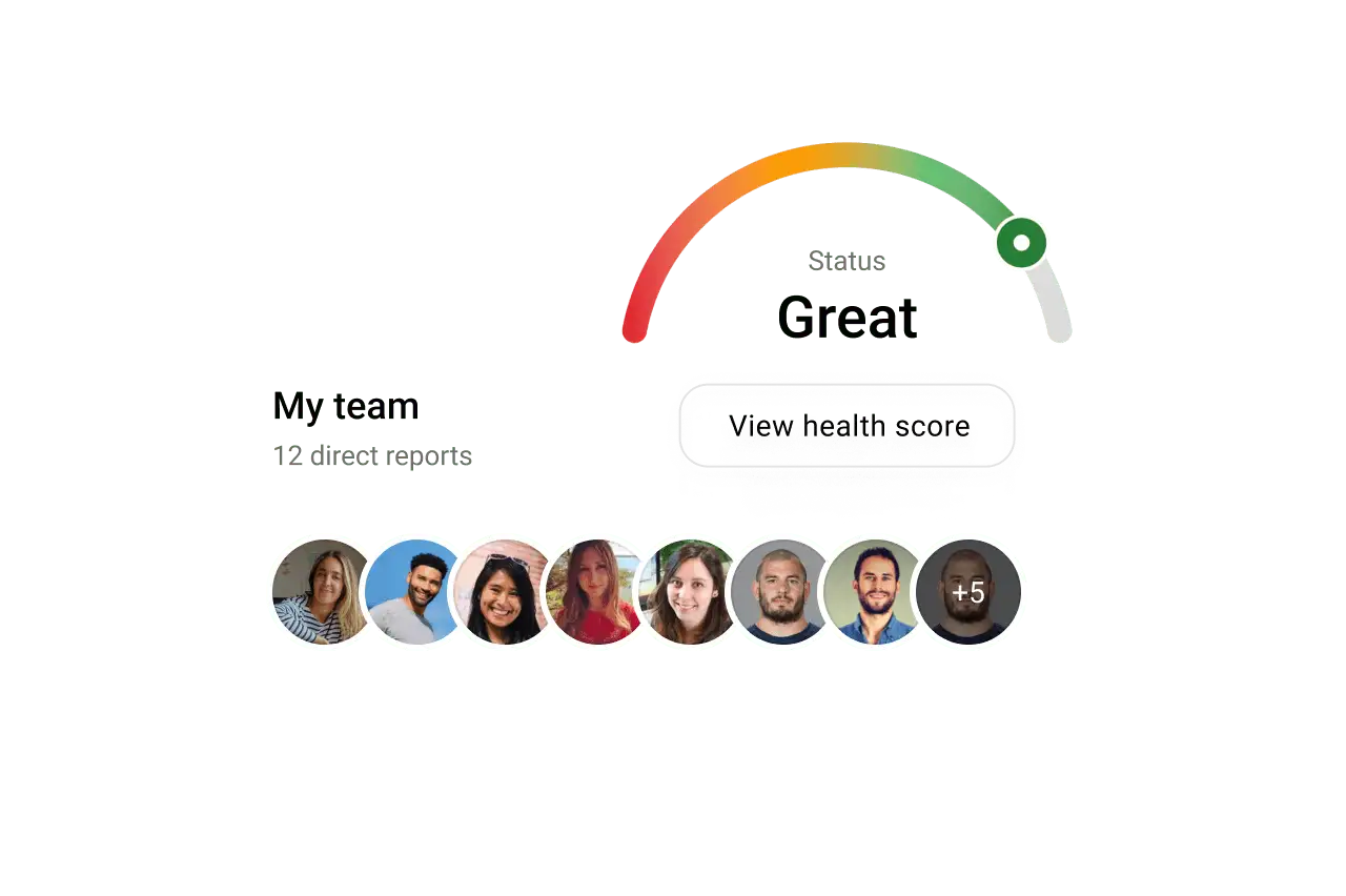 Simpplr's My Team dashboard: AI-powered employee listening team dashboard to support managers