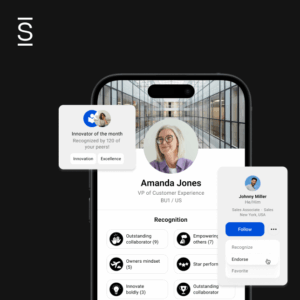 Simpplr blog thumbnail on recognition and rewards announcement to enhance EX