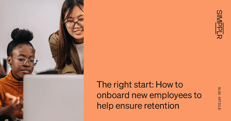 Employee journey: Simpplr blog article on onboarding new employees