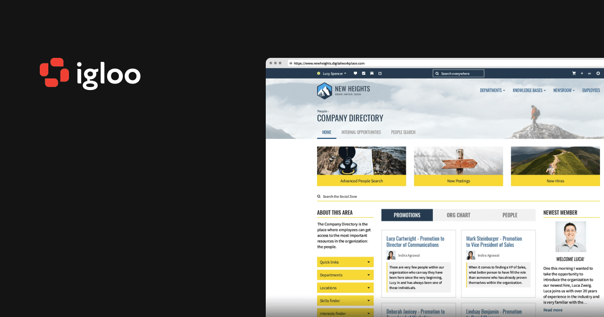 Best intranet platforms blog - igloo intranet review