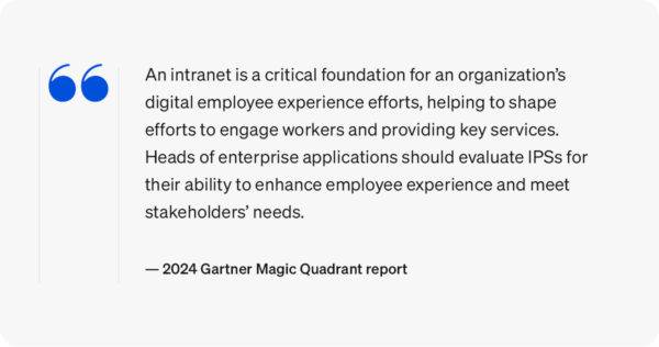 Simpplr A Leader in 2024 Gartner® Magic Quadrant™ for Solutions