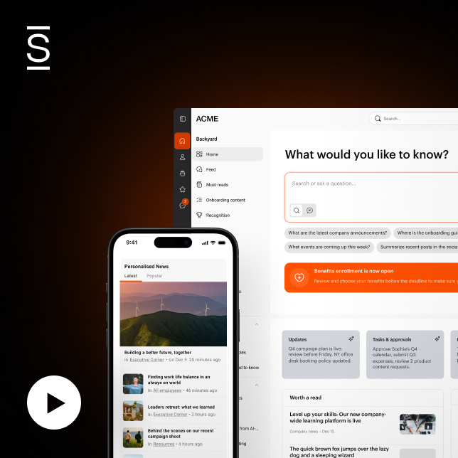 Simpplr intranet demo watch video