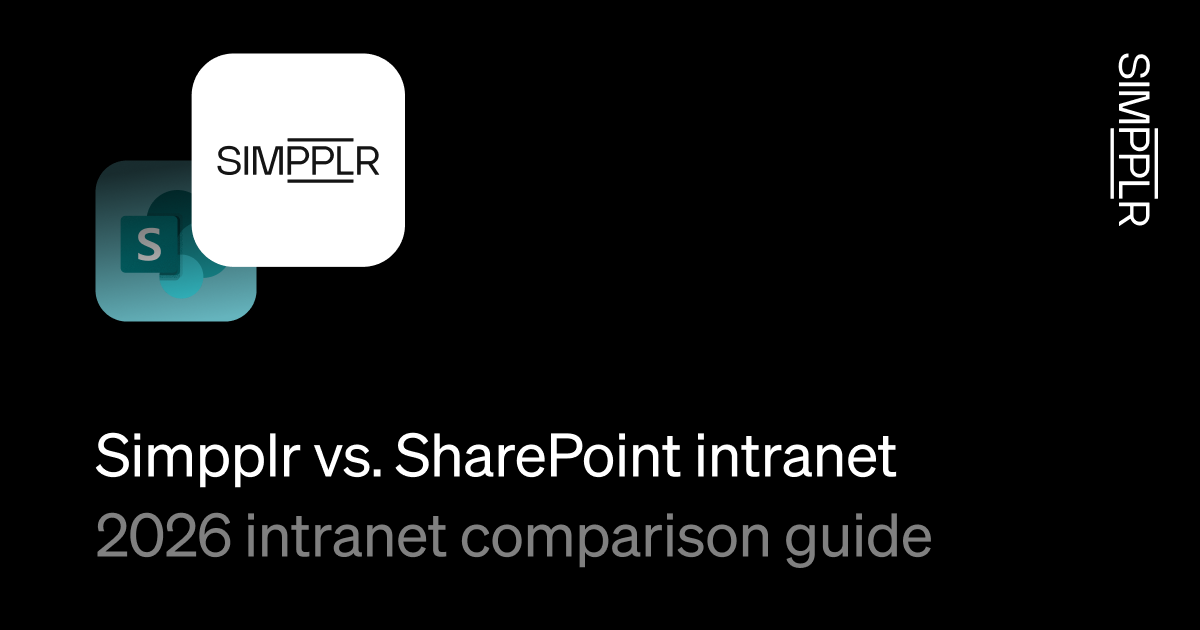 Best SharePoint Alternative: Simpplr