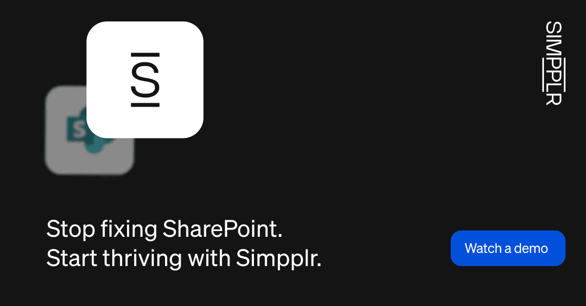 Sharepoint intranet vs Simpplr