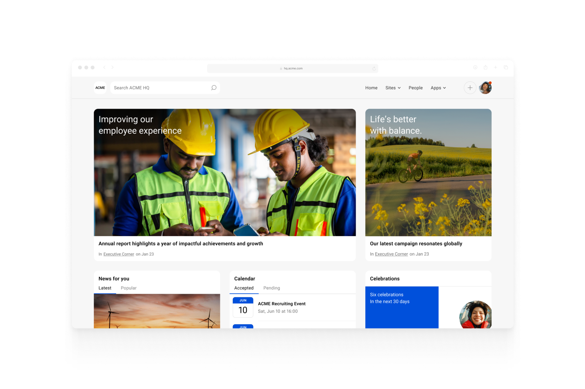 Simpplr Intranet Examples Manufacturing Intranet Solutions | Simpplr