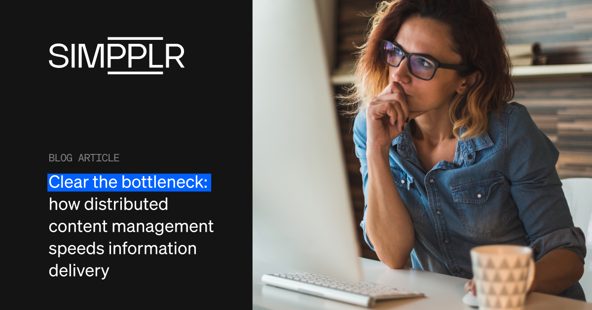 How distributed content management speeds information delivery