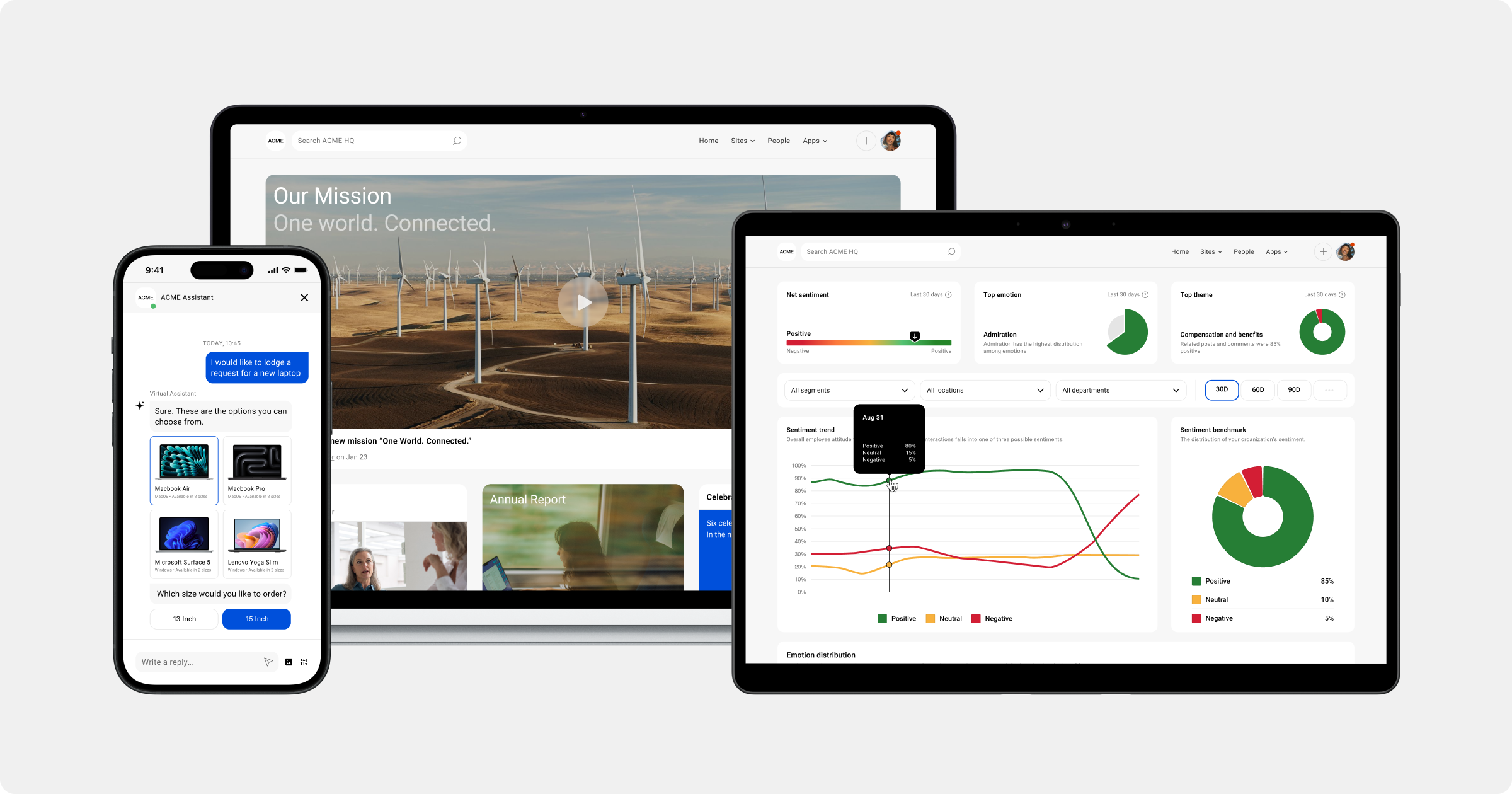 Simpplr intranet homepage