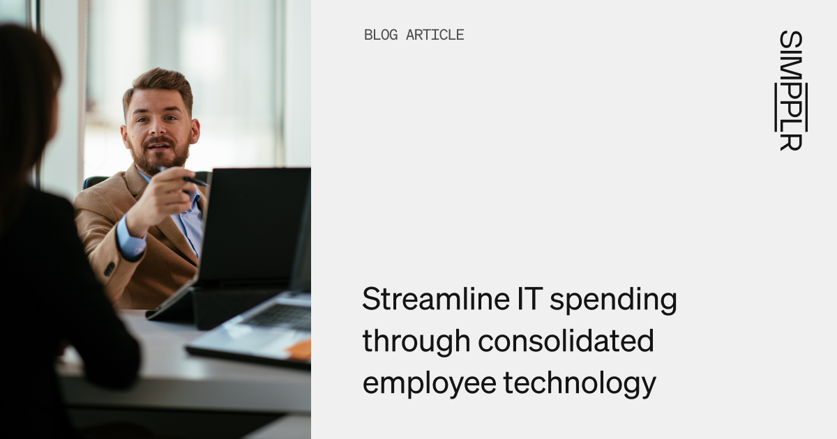 Use of consolidated employee technology during economic slowdown