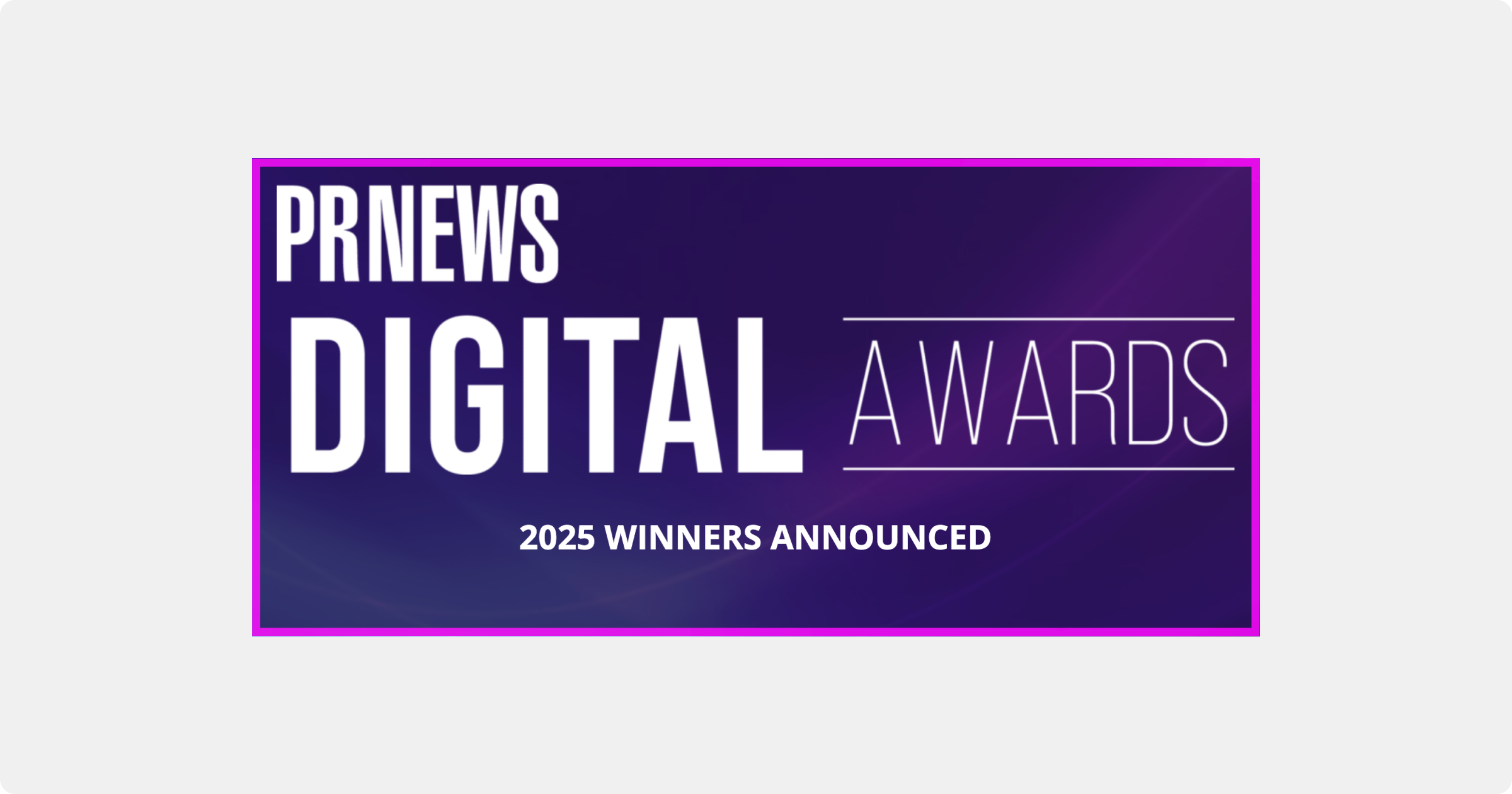 Simpplr award winner: PRNEWS Digital Award logo
