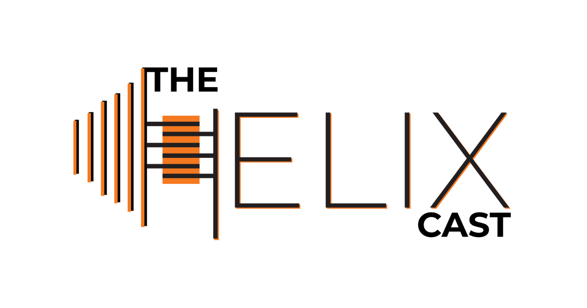 Forge Biologics' intranet podcast series, HelixCast logo