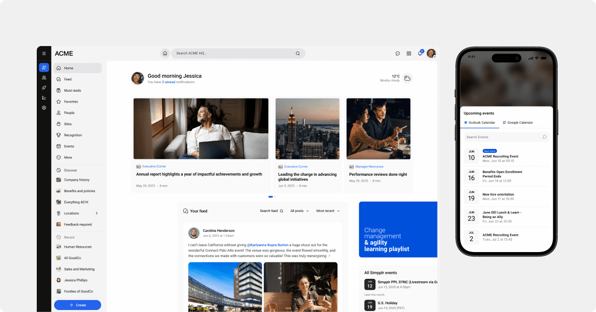 Simpplr employee experience platform