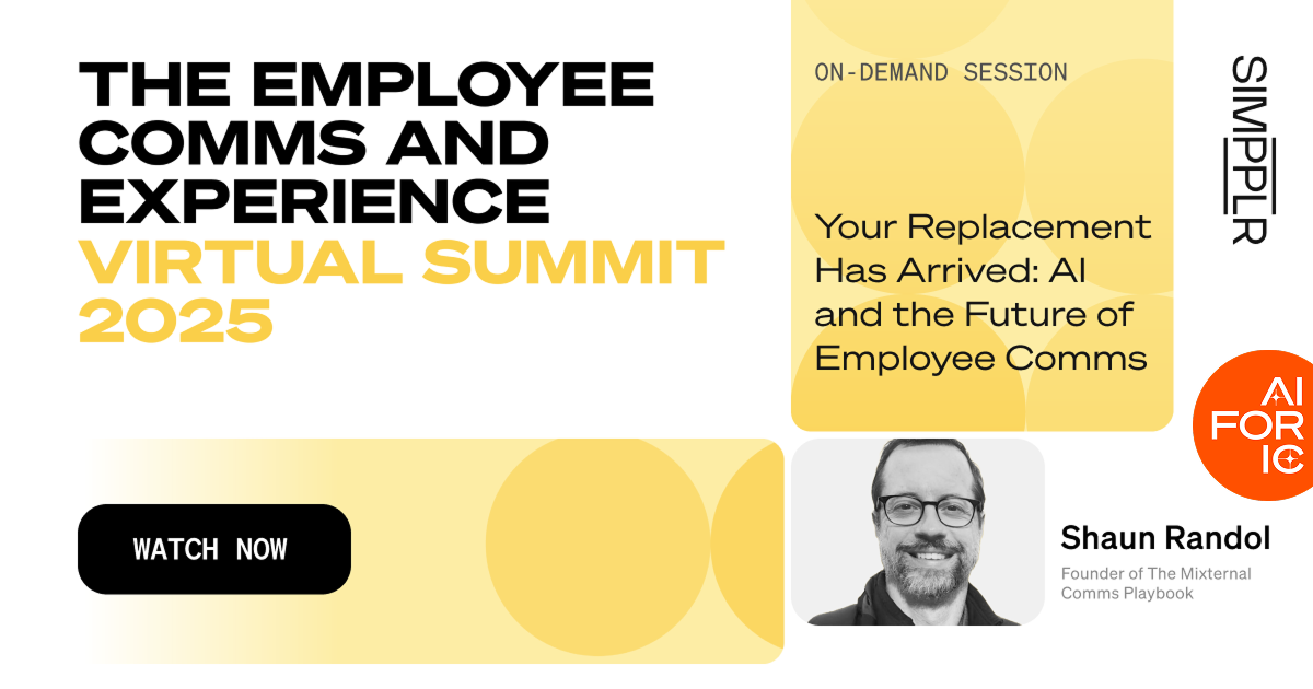 Your Replacement Has Arrived: AI and the Future of Employee Comms