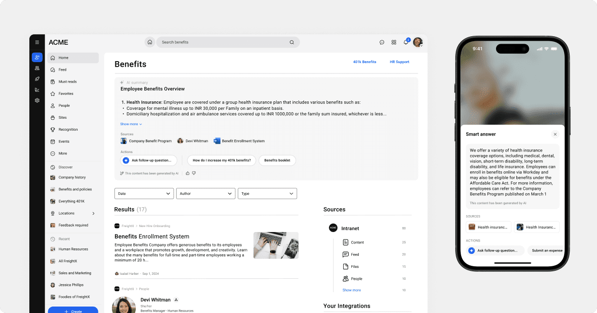 Simpplr enterprise search solution