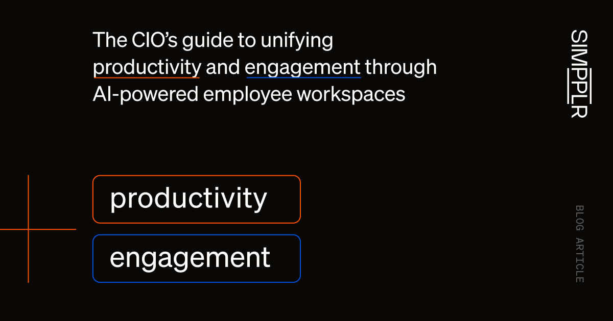 The CIO’s guide to unify productivity and engagement in AI workspaces