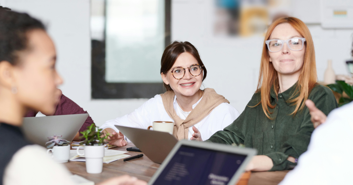 Enthusiastic employee influencers creating advocacy strategy