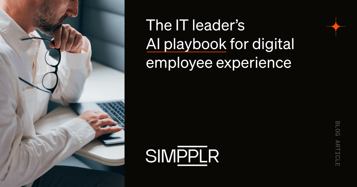 IT’s AI Playbook for Digital Employee Experience — Simpplr blog