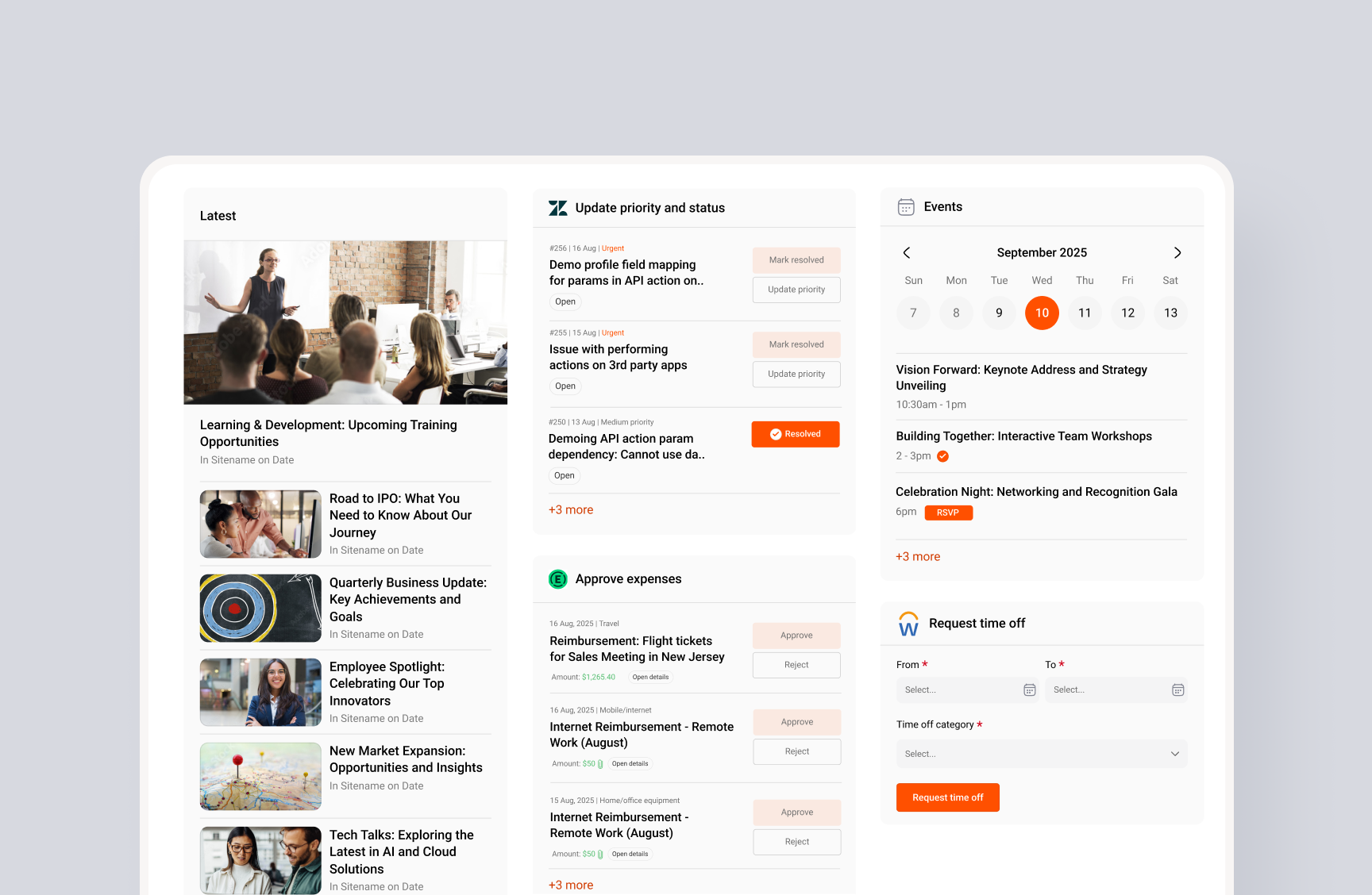 S&P 451 Research report: Simpplr's digital workplace platform where communications, tasks, HR actions, and events are accessible in one platform.