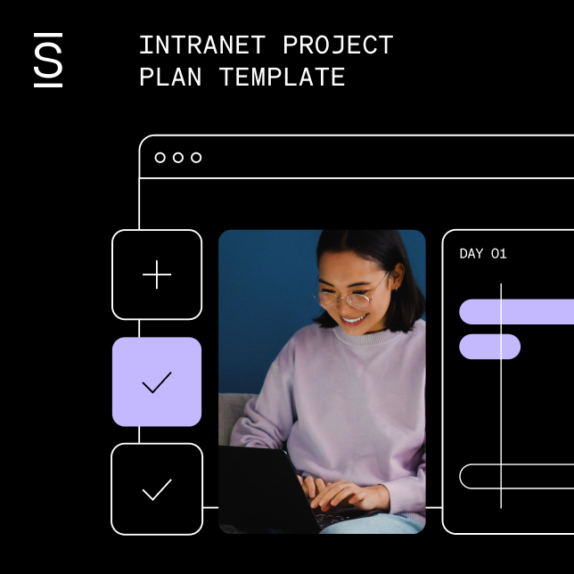 Intranet project template including six implementation phases