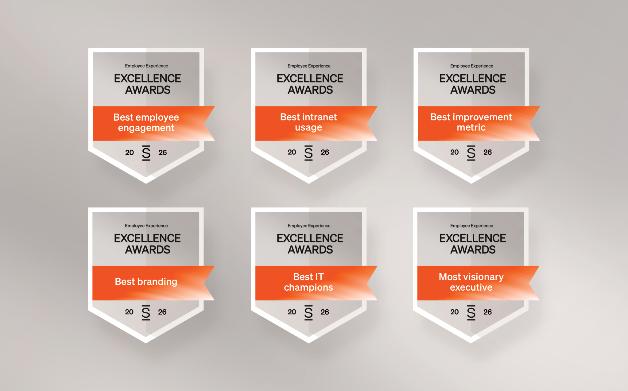 Simpplr's Employee Experience Excellence badges