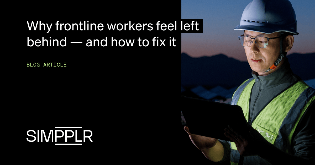 Effective frontline worker communication boosting engagement