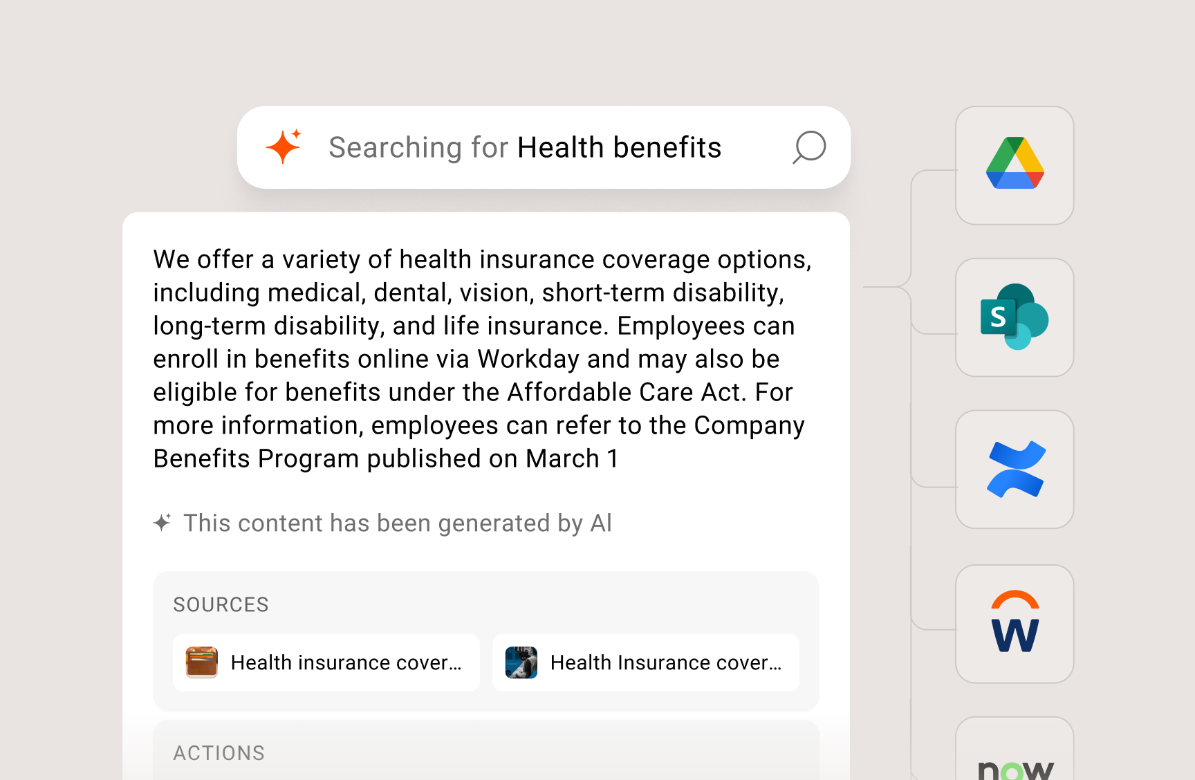 Forrester appreciates Simpplr's AI search that delivers permission-aware answers from across 50+ connected systems.