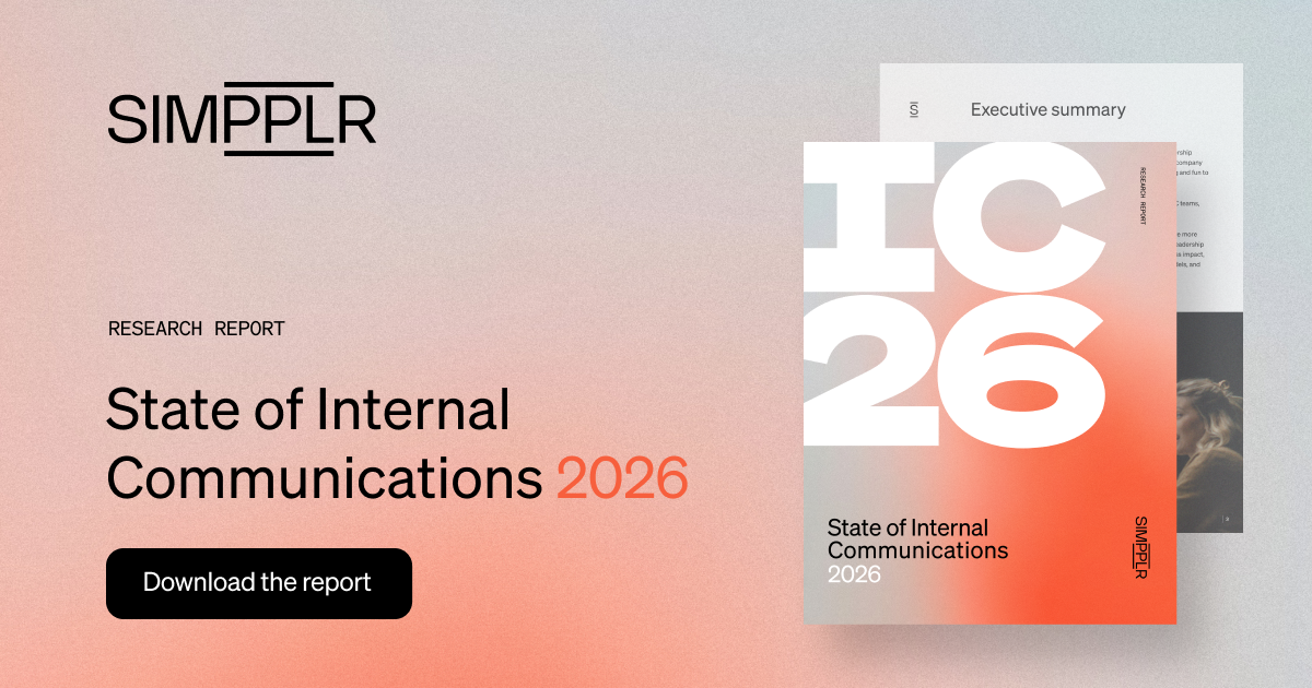 Simpplr’s New Research: State of Internal Communications 2026
